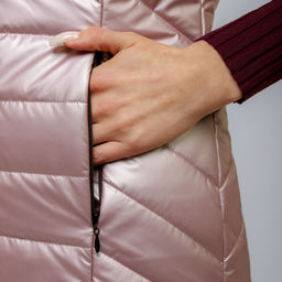 RODOS Жилет женский демисезон М-249 Светло-розовый  фото 7
