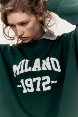 Sudadera con motivo de texto - H&m фото 2