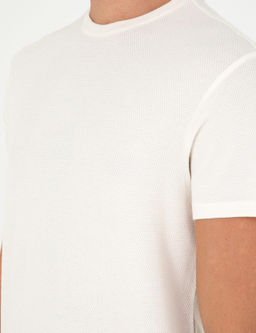 Ekru Slim Fit Basic Ti__rt - Pierre cardin фото 14