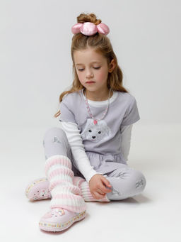 КР 302881/сиреневый 3710 к647 блузка (туника) для дев - Crockid фото 4