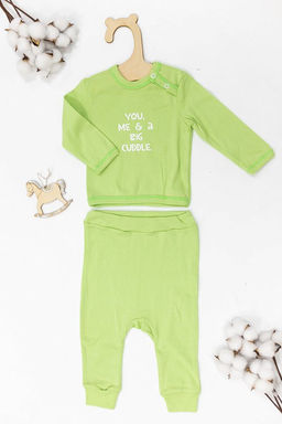 Костюм (футб дл рук +брюки) Арт. 422024Пб Фисташковый - Елена фото 2