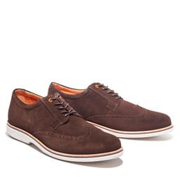 Полуботинки Timberland City Groove Brogue коричневые  фото 2