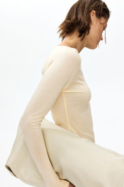 Top en punto fino con escote barco - H&m фото 4