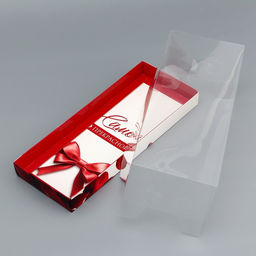 Цена за 5 шт. Коробка с прозрачной крышкой под рулет, Самой прекрасной, 30?12?12 см Кондитерская упаковка