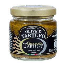 Крем Giuliano Tartufi с оливками и черным трюфелем 80 г, стекло, ИТАЛИЯ