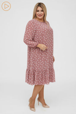 Платье Luxury Moda 1289 пудровый