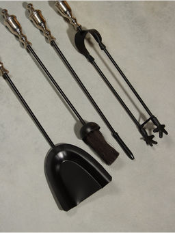 Каминный набор Вьюга сталь, 4 предмета, 13х13х61 см - Simaland фото 5