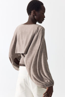 Top efecto layering en punto fino - H&m фото 5
