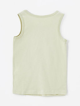 Bisiklet Yaka Kolsuz Basic Erkek Bebek Atlet - Waikiki фото 2