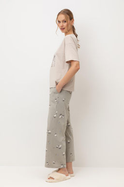 Е 20178/кремовый,овечки на лугу пижама жен - Very neat фото 4