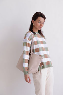 11717 Джемпер в клетку - Martichelli фото 13