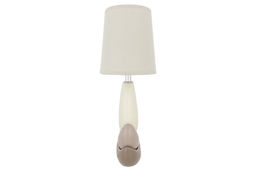 Настольная лампа 23*14*38 см "Бархан" + крем. овальн. абажур