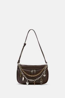 MINI CROSSBODY BAG WITH CHARM DETAIL - Zara фото 4