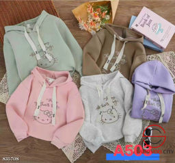 Кофта для девочки с капюшоном