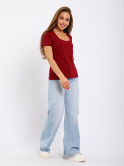 Футболка женская 6-203ж (бордо)