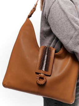 LACCOMA сумка Y2008-рыжый натуральная кожа полиэстер  фото 9