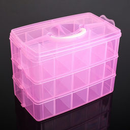 Органайзер для хранения, 3 яруса, 30 ячеек, 25×17×18 см, МИКС