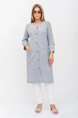 ЗЛАТА Кардиган 1-660/св.серый