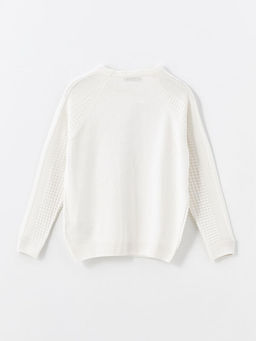 Bisiklet Yaka Uzun Kollu Erkek ?ocuk Kazak