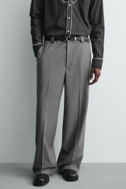FLOWING WIDE-LEG TROUSERS - Zara фото 19
