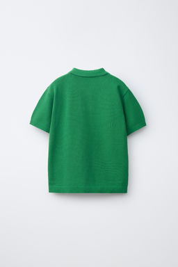 POLO LISO ESTRUCTURA / Verde - Zara фото 2