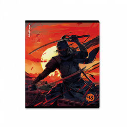 Цена за 5 шт. Тетрадь общая ученическая ErichKrause Samurai, 48 листов, клетка, матовая ламинация+выборочный УФ-лак_MIX-PACK  фото 7