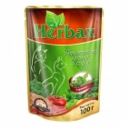 Herbax пауч 100 г. Кролик в соусе с травами 4610003548865