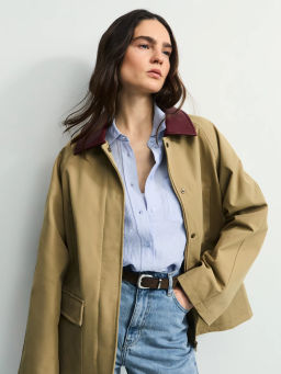 Куртка оверсайз с акцентным воротником ZR2604102209-63 / Zarina  фото 3