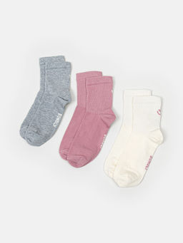 Комплект носков Пудра/Нюд/Пепел - Bungly фото 3