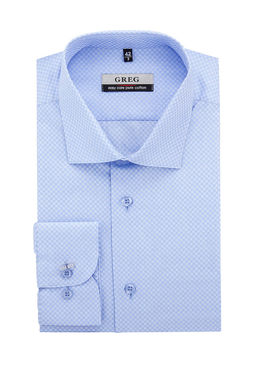 Сорочка мужская длинный рукав GREG 224/191/5159/Z_GB  фото 2