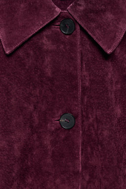 100% SUEDE LEATHER JACKET - Zara фото 17