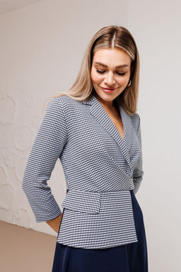 Платье AmberA 1034L синий  фото 4