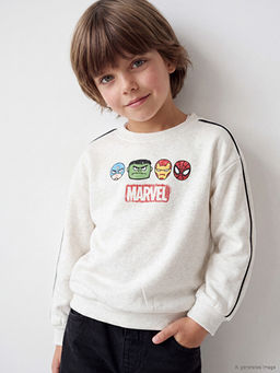 Avengers Bask?l? Erkek ?ocuk Sweatshirt