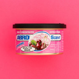Ароматизатор Abro organic «бубль гум вишня»