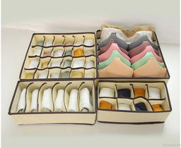 Набор органайзеров Buro тканевый 4 шт