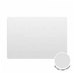АКЦИЯ Цена за 4 шт. Подкладка настольная пластиковая ErichKrause Matt Total White, A2, белый (в пакете по 4 шт.)