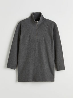 Dik Yaka Kad?n Sweatshirt Tunik