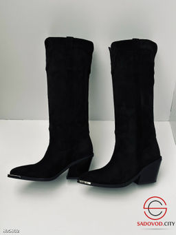 женские высокие сапоги осенние - Bruno фото 6