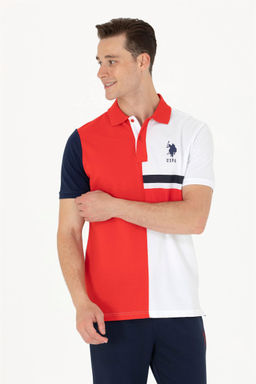 Мужская красная футболка - U.s. polo assn фото 4