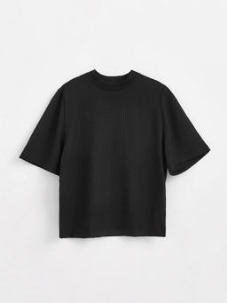 CONTE LBL 1607 Фактурная блузка свободного кроя black black