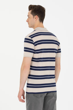 U. S. Polo Assn Мужская футболка с воротником-поло Stone - U.s. polo assn фото 5