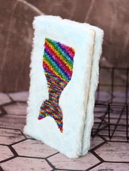 Блокнот плюшевый "Mermaid tail", mix, 21,5х15 см, плотность 80 гр.