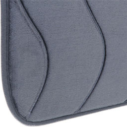 Коврик для ванной 50*80 "Волна" серый