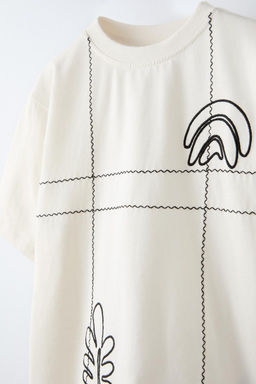 EMBROIDERED T-SHIRT - Zara фото 3