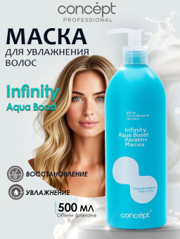 INFINITY Маска увлажняющая Aqua Boost 500 мл CONCEPT