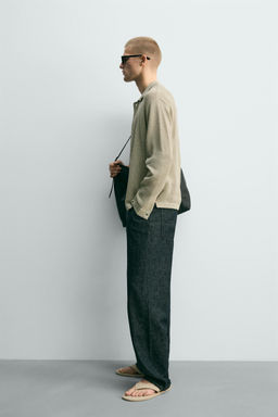 CAMISA PUNTO REGULAR FIT / Verde claro - Zara фото 4