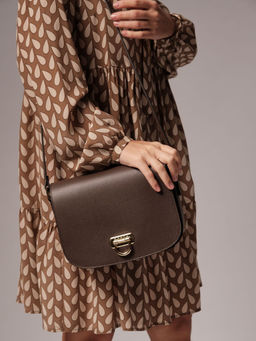 Сумка на плечо кросс-боди Azaro 31034 коричневый торф