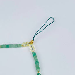 Держатель для телефона из Авантюрина и Цитрина - Радуга самоцветов фото 3