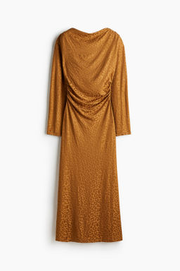 Vestido midi drapeado