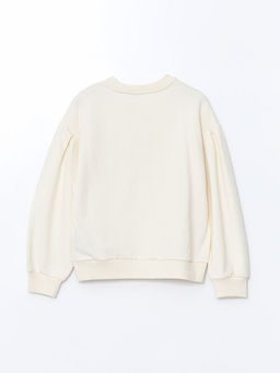 Bisiklet Yaka K?z ?ocuk Sweatshirt ve Tayt